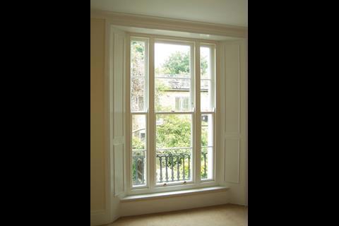 New double-glazed, argon-filled timber windows were made to match the originals